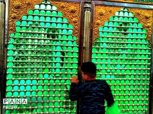 غبارروبی مزار مطهر امامزاده سید مرتضی