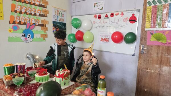 جشن یلدایی در مدرسه دکتر عسکریان یاسوج