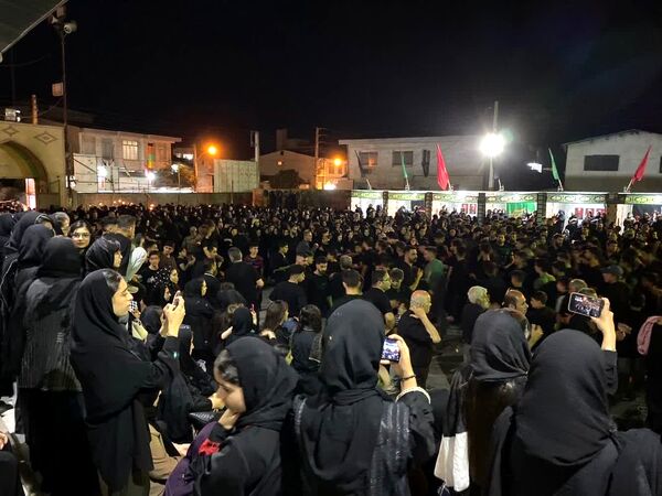 شام غریبان حسینی در گلوگاه 