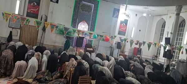 برپایی اعتکاف در مسجد جامع روستای صرم قم