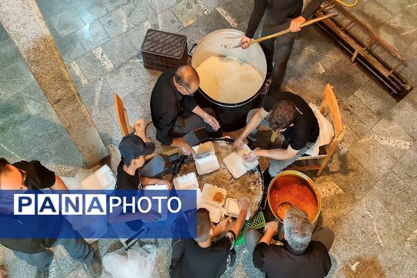 مراسم عزاداری شب تاسوعای حسینی در مسجد جامع شهر بار