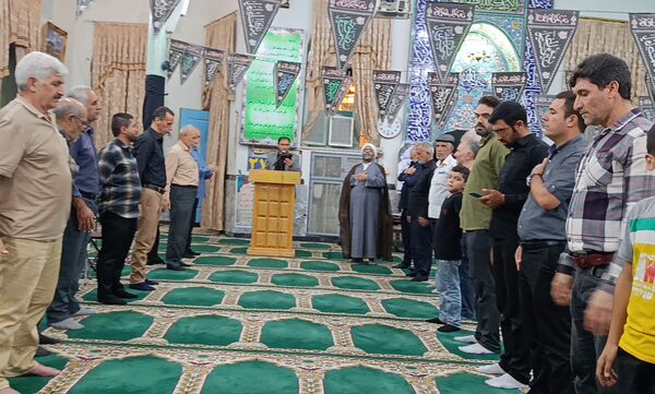 عزاداری سالروز شهادت امام حسن عسکری (ع) در مسجد صاحب‌الزمان آشخانه