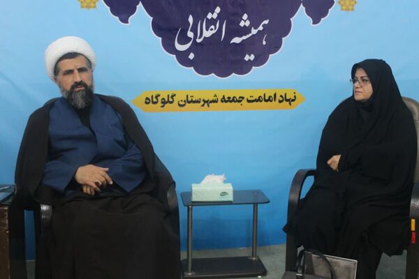 تجدید میثاق مدیر آموزش و پرورش گلوگاه با شهدا و دیدار با امام جمعه شهرستان 