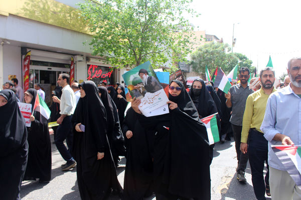 اعلام انزجار مردم قم از جنایات رژیم صهیونیستی در جمعه خشم