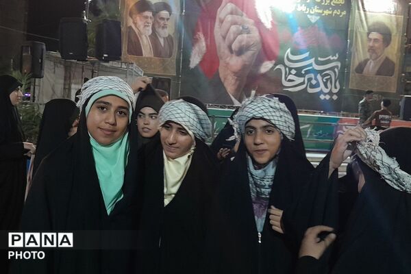 رزمایش «جان‌فدا» در خیابان مصلی رباط‌کریم