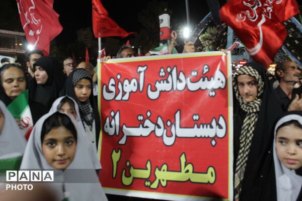  میدان بیعت دانش‌آموزان با سیدالشهدای انقلاب