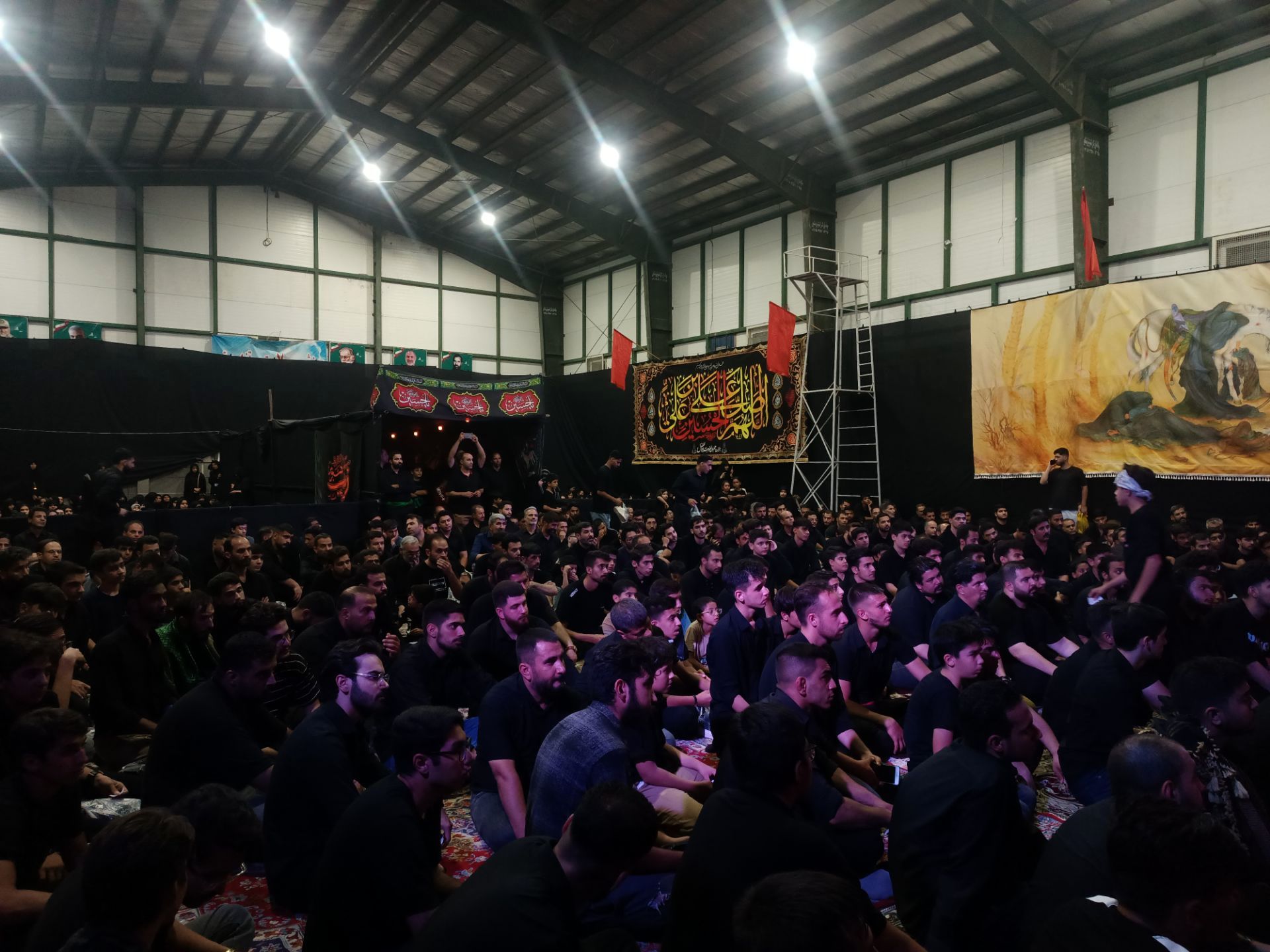 مراسم شب عاشورا در هیئت محبان ابوالفضل نیشابور 