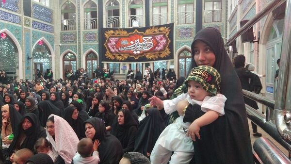 آیین شیرخوارگان حسینی در نخستین روز محرم در مساجد  نیشابور و شهر بار