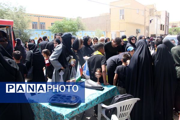 برپایی موکب عشاق الحسین در استان یزد