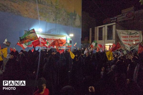 تداوم تجمعات مردمی در شهر گلستان