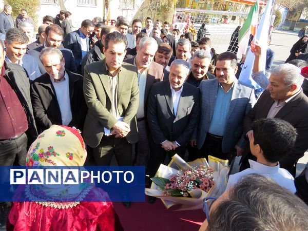 کلنگ زنی نمازخانه مدرسه پسرانه تیزهوشان بجنورد