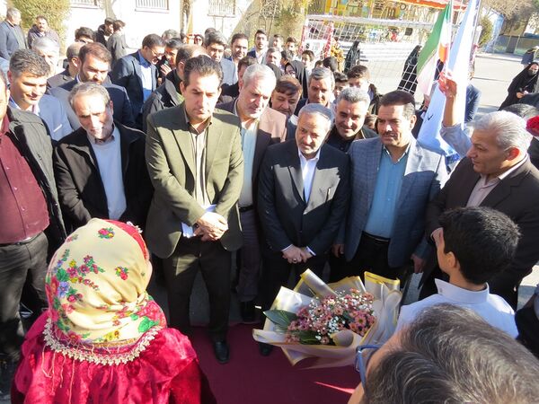 کلنگ زنی نمازخانه مدرسه پسرانه تیزهوشان بجنورد