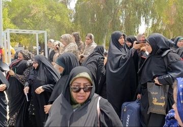 اعزام خادمین موکب حضرت علی‌‌اکبر(ع) رودان به کربلای معلی