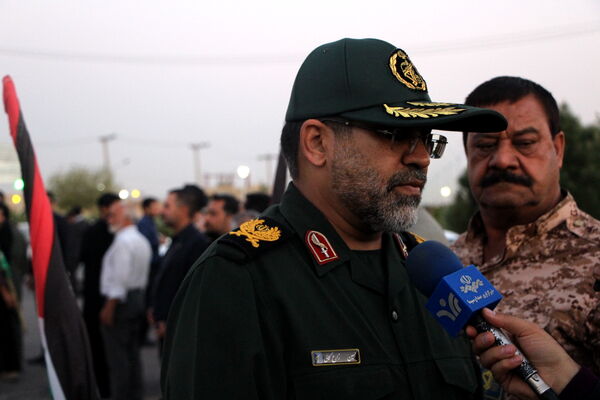 حمایت از مقاومت اسلامی لبنان و غزه و تشکیل زنجیره انسانی در یزد 