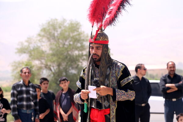 آیین شبیه خوانی عاشورای حسینی در آشخانه