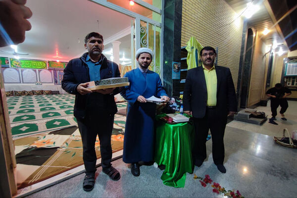 اعتکاف دانش‌آموزی پسران در مسجد النبی (ص) شهرستان جم