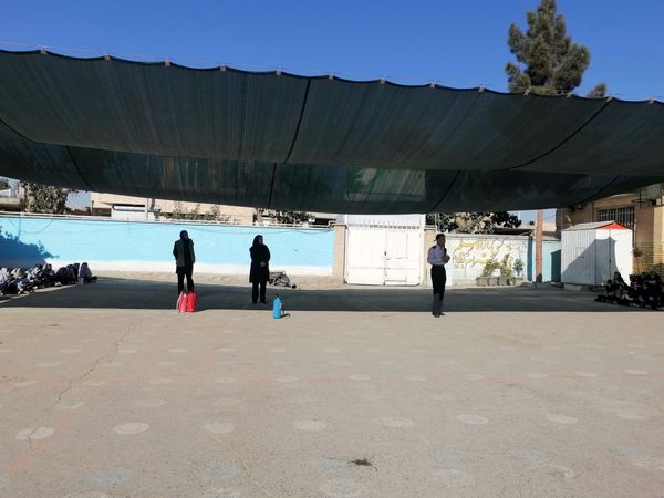 آموزش اطفاء حریق در مدرسه ناهید نخودی