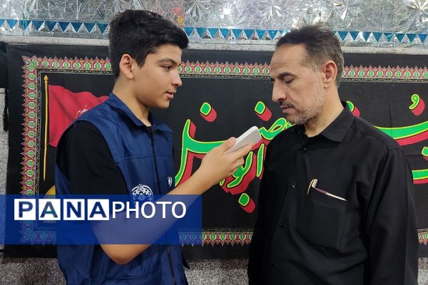 دوازدهمین دوره سوگواری سراسری احلی من العسل با حضور نوجوانان حسینی در شهرستان قرچک 