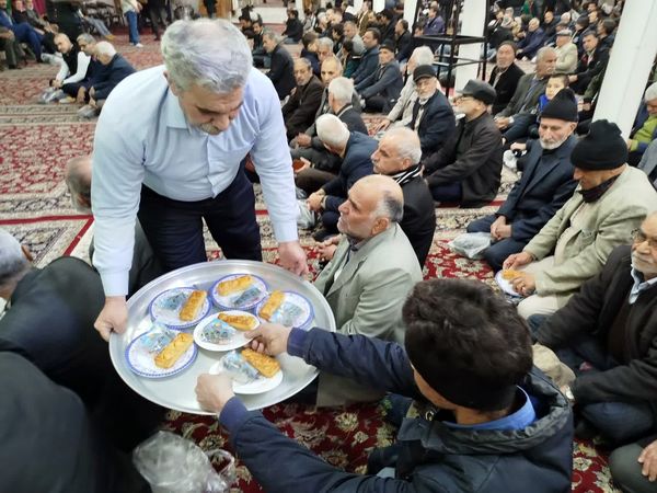 مراسم ولادت حضرت ابوالفضل العباس (ع) در حسینه شهرستان کاشمر 