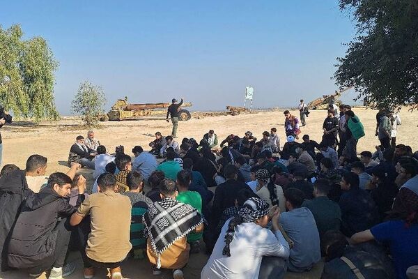 حضور دانش‌آموزان دبیرستان فرهنگیان شهید بهشتی ناحیه 2 شهرری در اردوی راهیان نور 