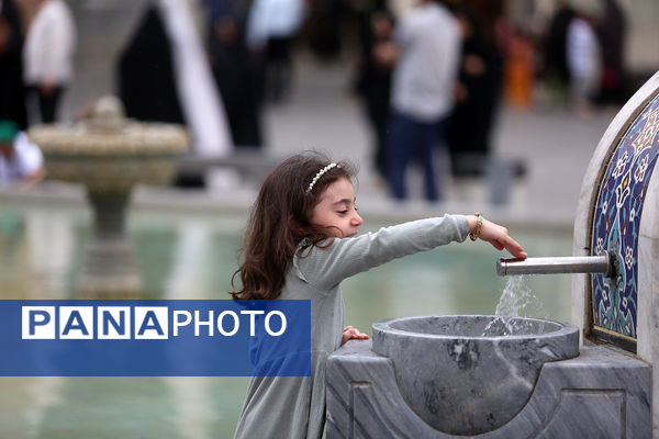 تشرف دختران به زیارت حرم مطهر حضرت معصومه(س)