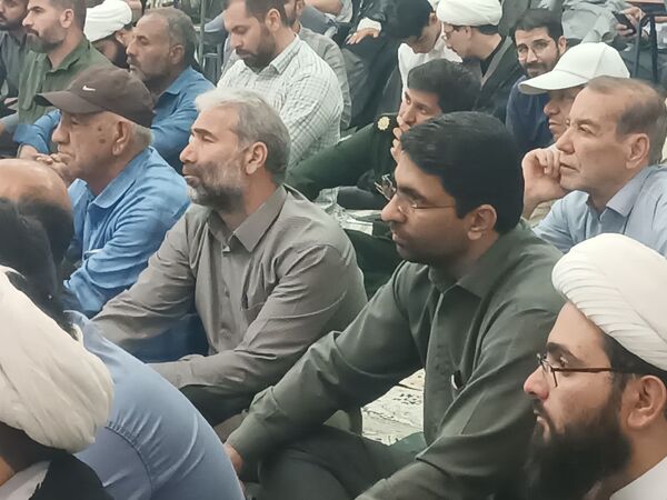 مراسم نخستین سالگرد شهادت شهدای خدمت در مسجد الهادی نیشابور 