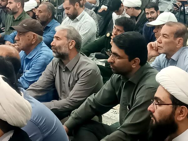 مراسم نخستین سالگرد شهادت شهدای خدمت در مسجد الهادی نیشابور 