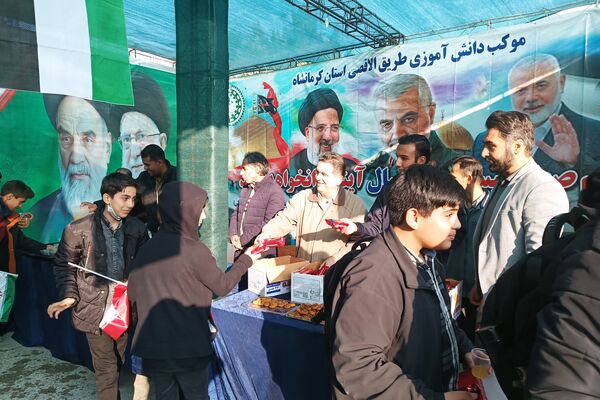 اختتامیه دومین پویش دانش‌آموزی «مقاومت، آغاز نصرالله» در کرمانشاه 