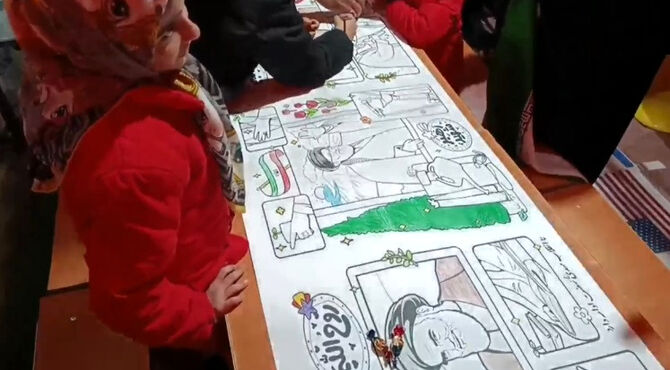 برپایی موکب جان من ایران من