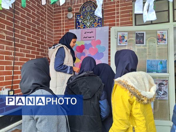 آماده‌سازی فضای مدارس شهرستان برای استقبال از پیکر مطهر شهید گمنام 