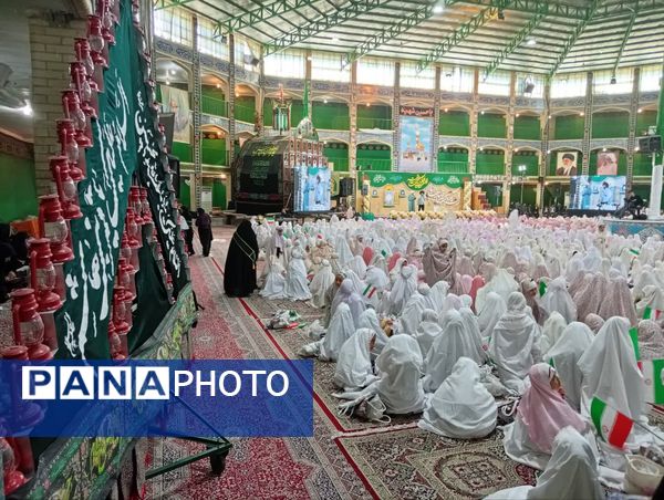 آیین زیبای جشن تکلیف دختران یزدی در حسینیه محمود آباد