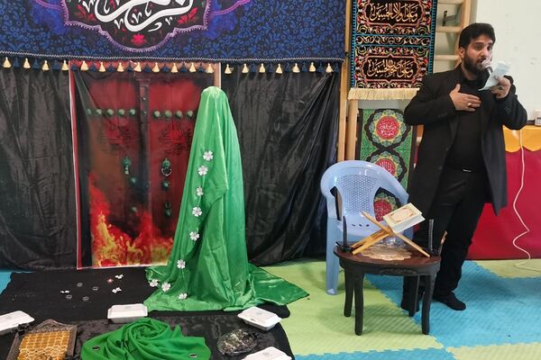 مراسم عزاداری و توزیع نذری به‌مناسبت شهادت حضرت فاطمه زهرا (س) در مدارس شهرستان ورامین