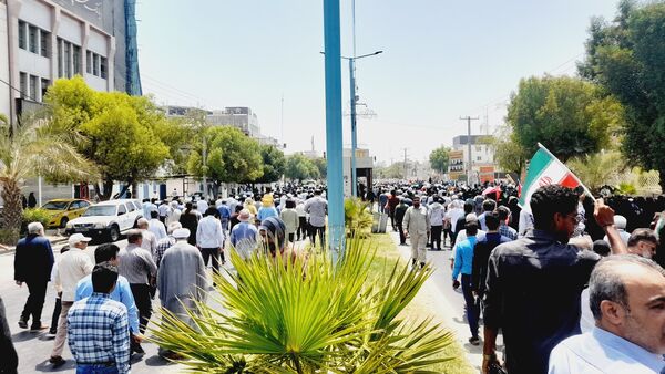 راهپیمایی خشم و نصر در بندرعباس