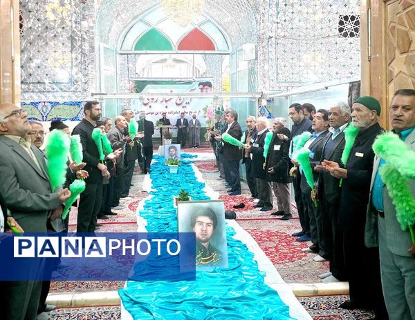 غبارروبی مزار امامزاده سید حمزه کاشمر 