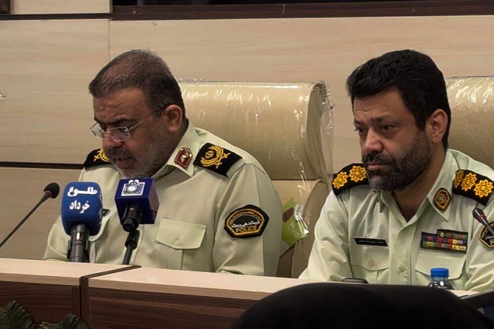 نشست خبری نیروی انتظامی به مناسبت هفته فراجا 