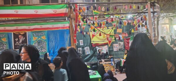 برپایی موکب سازمان دانش‌آموزی همراه با بسیج دانش‌آموزی در شهرستان فارسان