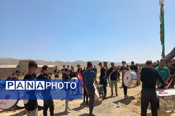 مراسم سوگواری سالار شهیدان حضرت اباعبدالله الحسین (ع) در روستای گزکوه 