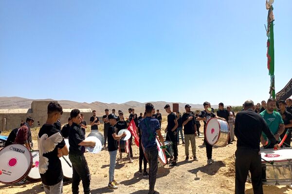 مراسم سوگواری سالار شهیدان حضرت اباعبدالله الحسین (ع) در روستای گزکوه 