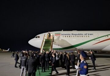 پزشکیان باکو را به مقصد تهران ترک کرد