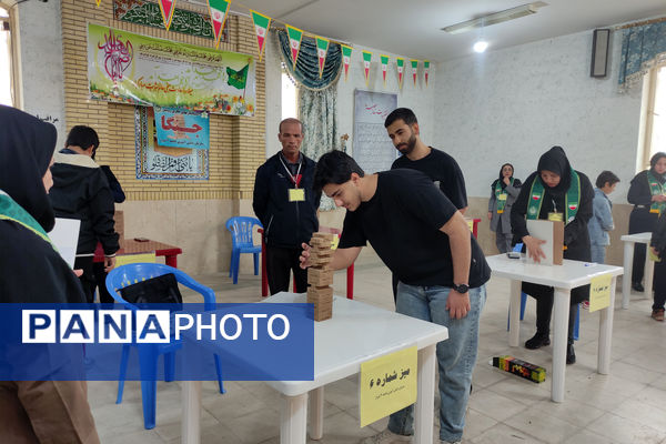 برگزاری مسابقات بازی فکری رشته جنگا ناحیه 4 شیراز