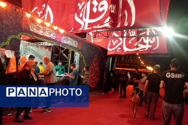 مراسم عزاداری شهادت کریم اهل بیت (ع)در کشتی سفینة  النجاة 