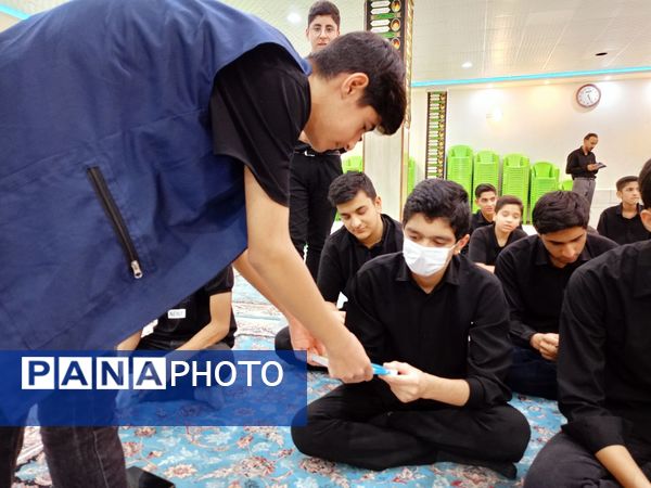 برگزاری هیأت دانش‌آموزی انصارالمهدی در کاشمر 