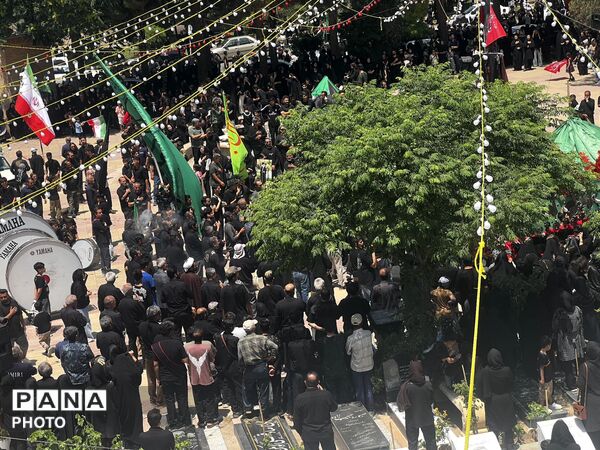 عزاداری پرشور ظهر عاشورا در شهرک ینگی امام