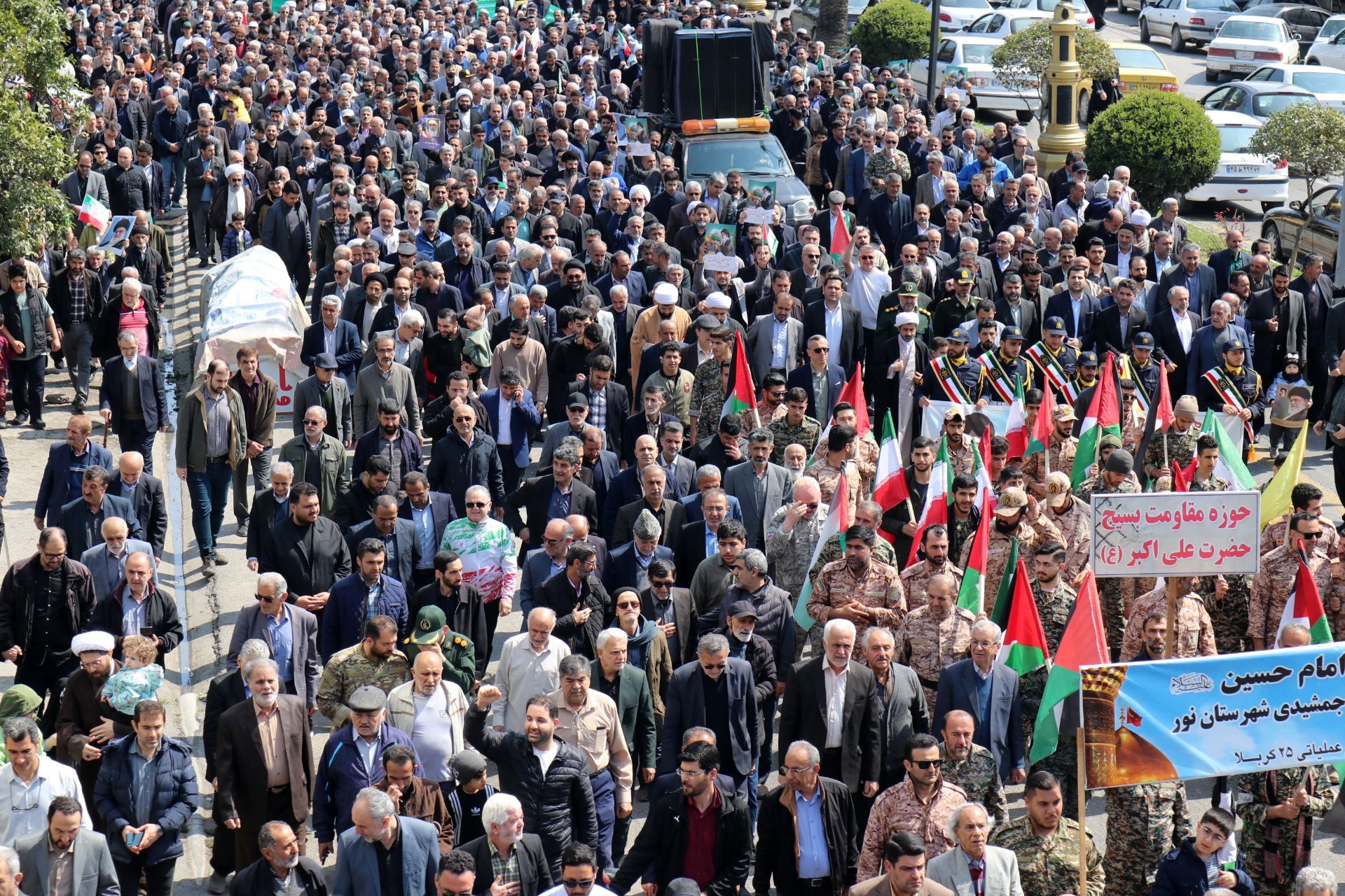 راهپیمایی روز قدس طنین آزادی خواهی برای فلسطین 