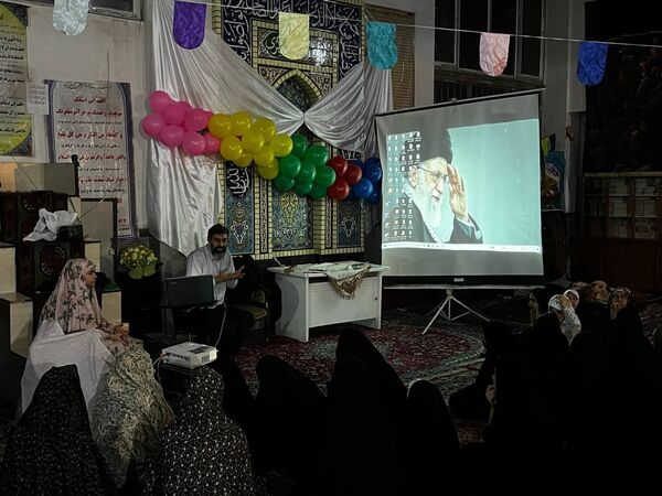 مراسم اعتکاف در مسجد امام حسین بلوار توس منطقه تبادکان مشهد