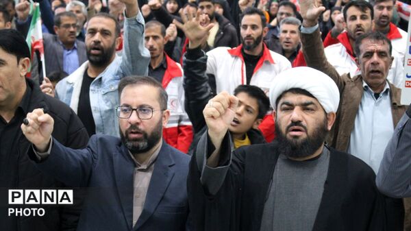 حضور پرشور مردم ولایتمدار مارگون در مراسم روز قدس