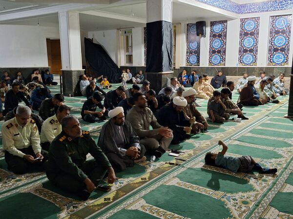 مراسم ارتحال حضرت امام خمینی (ره) در جزیره بوموسی 