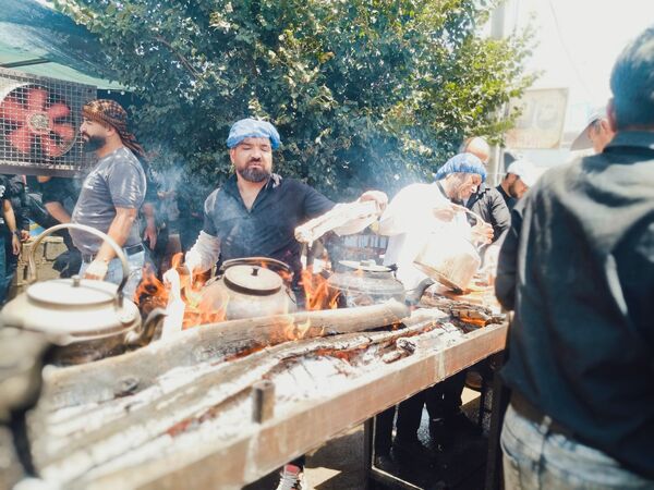 تعزیه خوانی و زنجیر زنی در روستای بزرگ فدیشه نیشابور