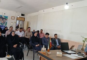 آیین گرامیداشت هفته معلم در اداره آموزش‌وپرورش منطقه بیرانوند