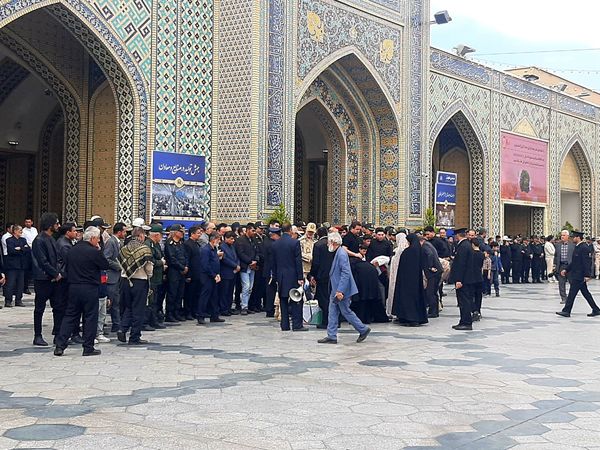 تشییع پیکر شهدای نیروی انتظامی مشهد مقدس
